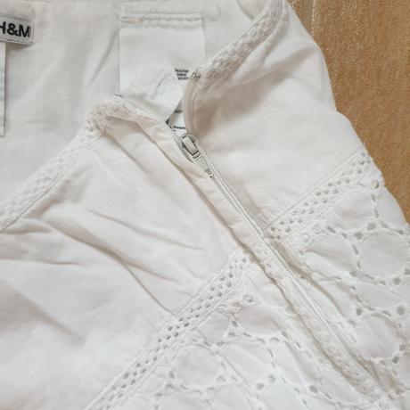 Sukňa biela madeirová h&m, h&m,42