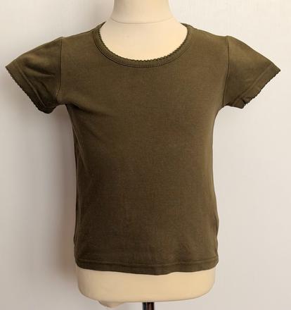 H&m dievčenské tmavozelené tričko, h&m,122