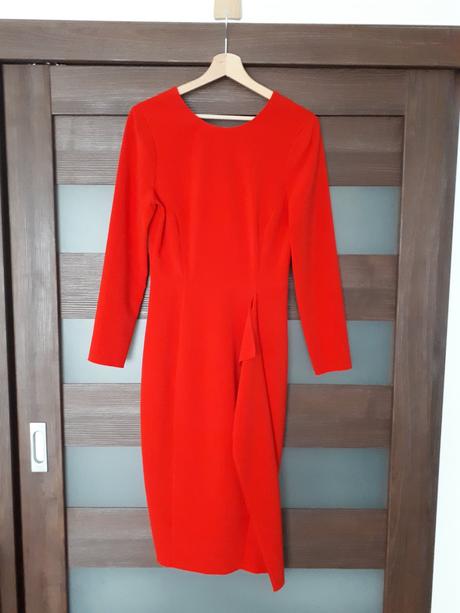 Šaty s volánom, h&m,38