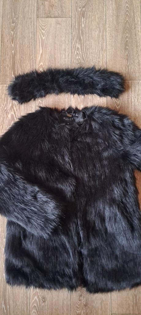 Kožuch z umelej kožušiny, mohito,40