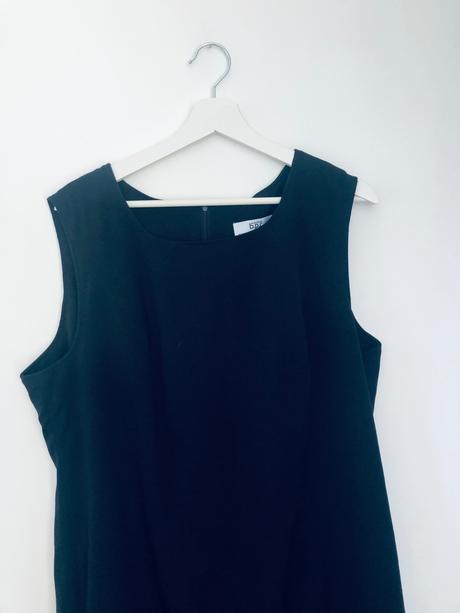 Čierne puzdrové šaty b.p.c. selection bonprix, bonprix,48