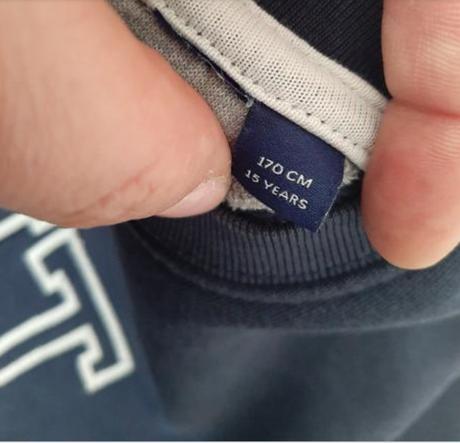 Mikina gant v. 170, s unisex, gant,170