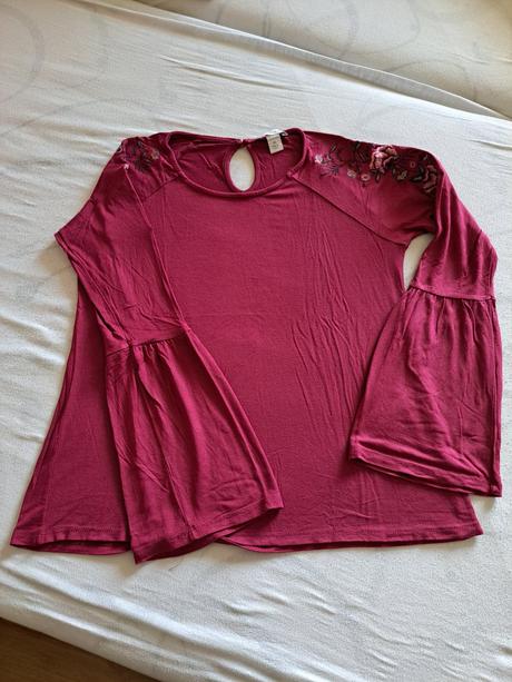 Tričko s výšivkou, amisu,l