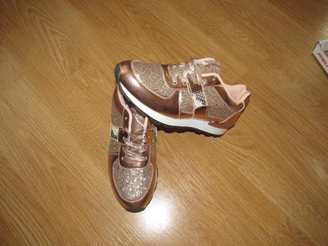 Ružovo zlaté topánky v- 39, 39