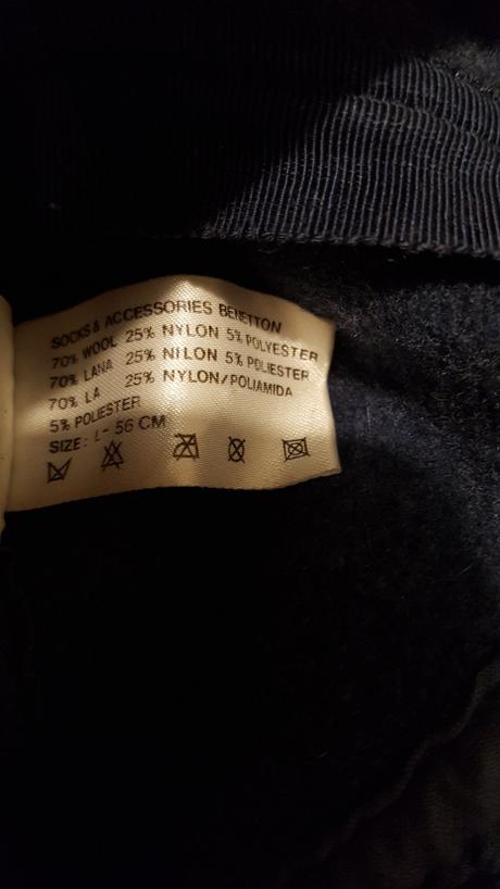 Vlnená baranica benetton, benetton