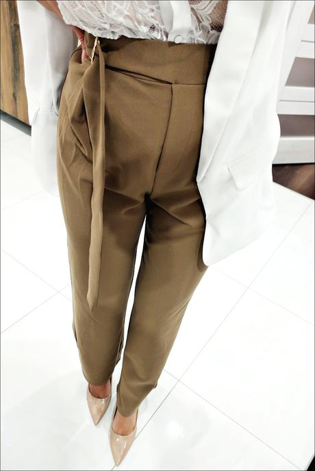 Široké nohavice, h&m,xs