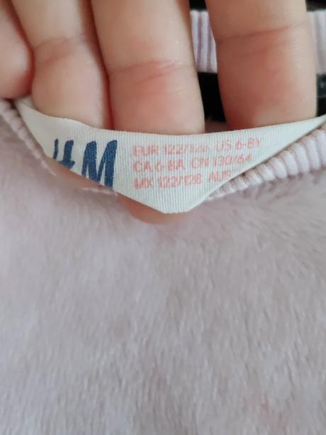 Huňatá mikinka, h&m,122