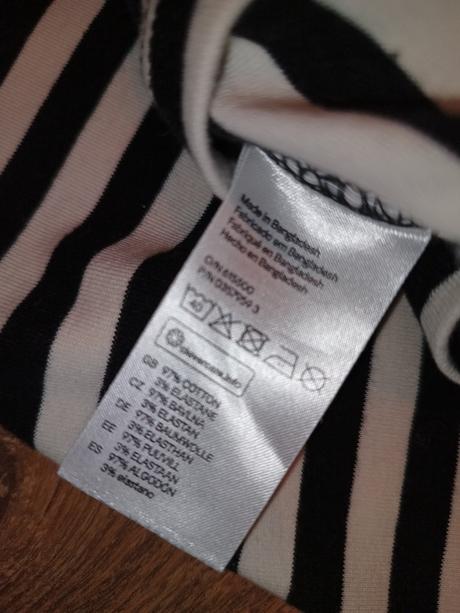 Minimálne nosené šaty z organickej bavlny, h&m,xs