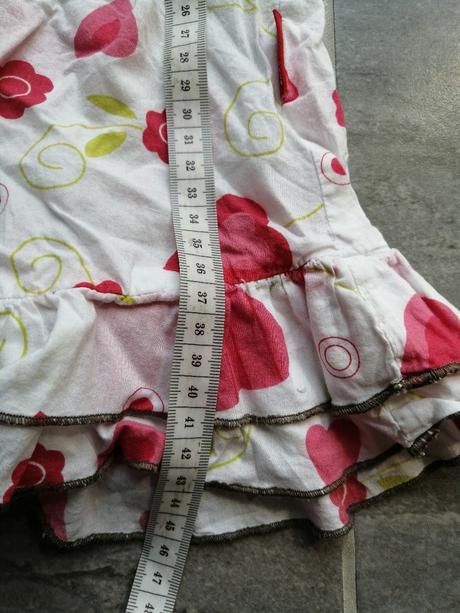 Kvetované šaty v98, 3-4 r., čistá bavlna, 98