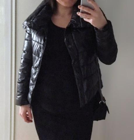 Kratka bunda s velkym golierom, amisu,36