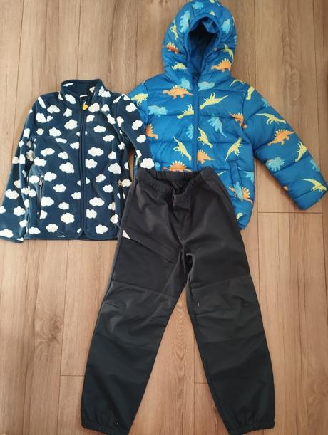 Jesenna bunda, softshellove nohavice, tcm,128