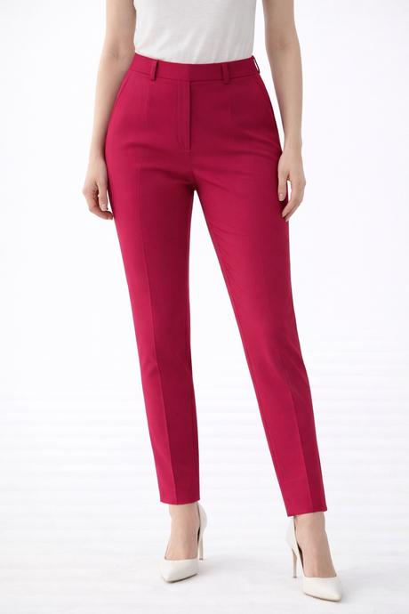 Cyklamenové cigaretové nohavice tally weijl, xs