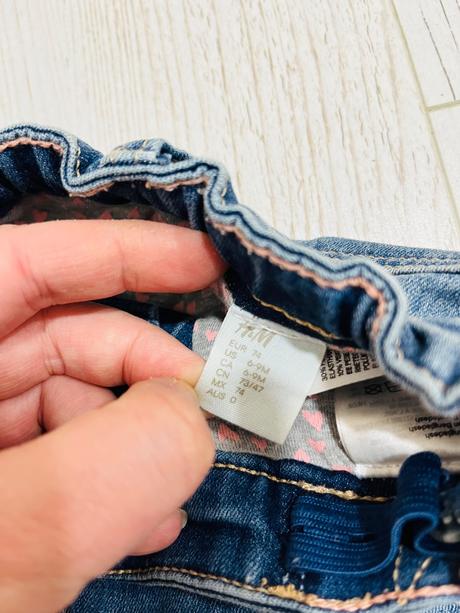 Rifle zateplené dievca 74, h&m,74