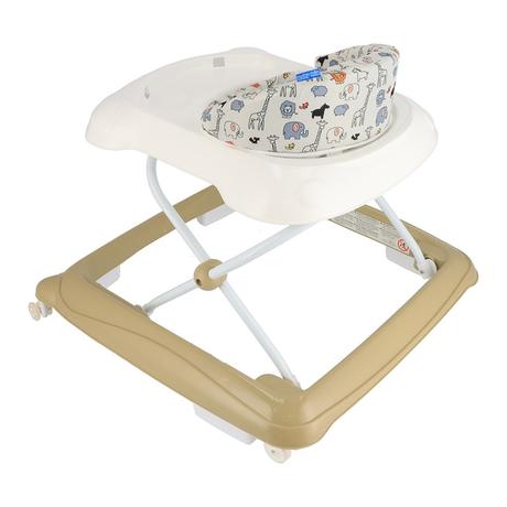 Detské chodítko baby mix s volantom a silikónovými,