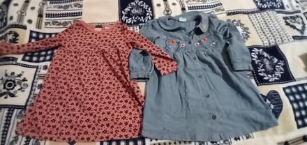 Šaty s dlhým rukávom 2 ks veľ. 86, pepco,86