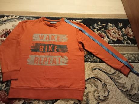 Mikina peknej tehlovej farby, pepco,140