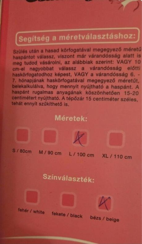 Poporodny stahovaci pas,