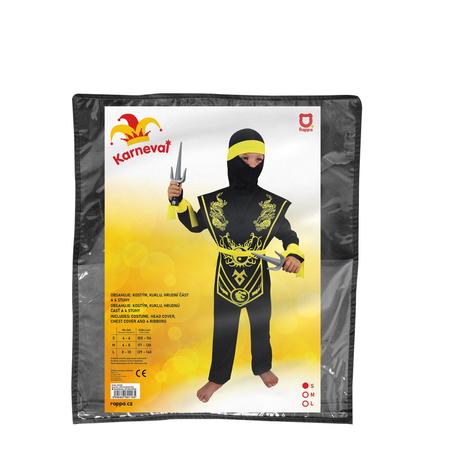 Rappa detský kostým žltý ninja,