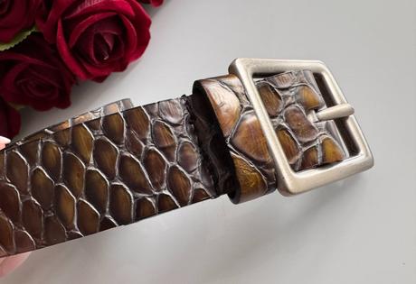 Donna karan - kožený opasok, dkny