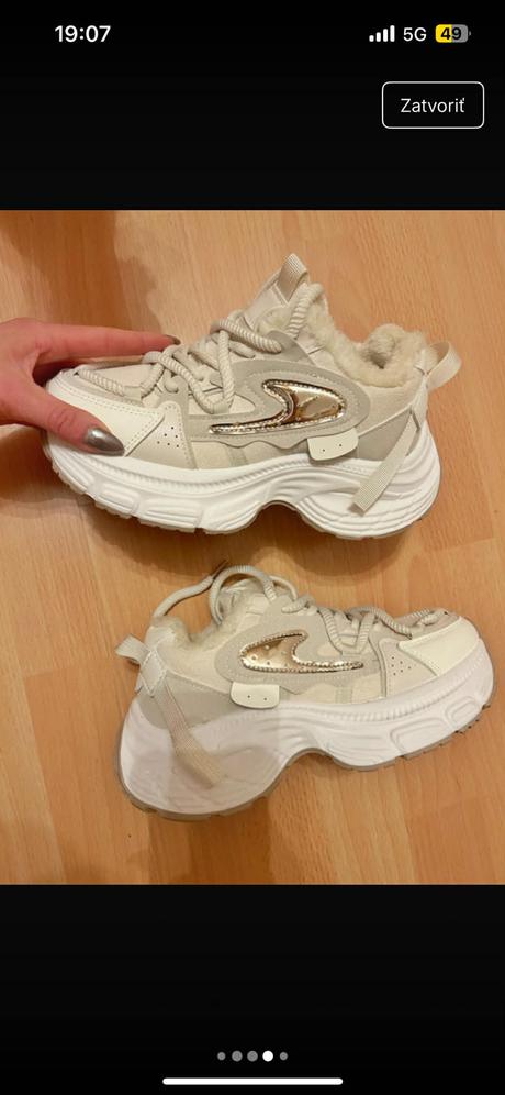 Zateplené  botasky, 36