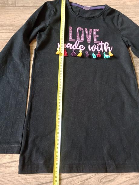 Čierne tričko, kik,152