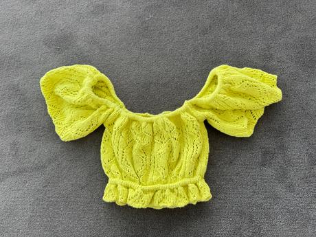 Háčkovaný top, zara,xs