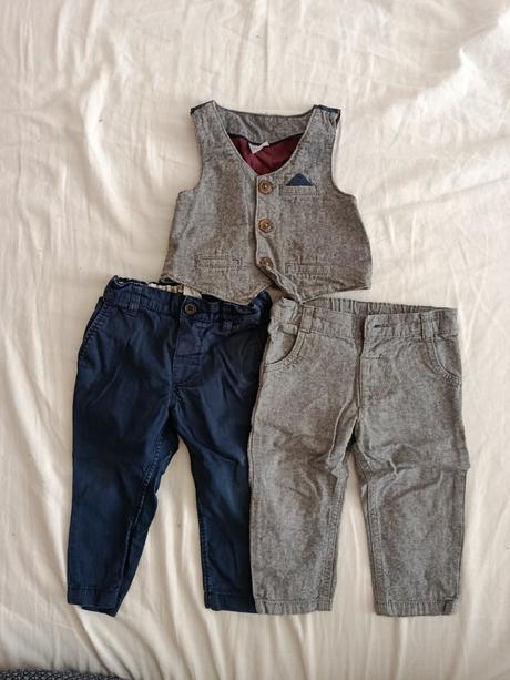 Elegantný set/oblek pre chlapca 6-9m, 74