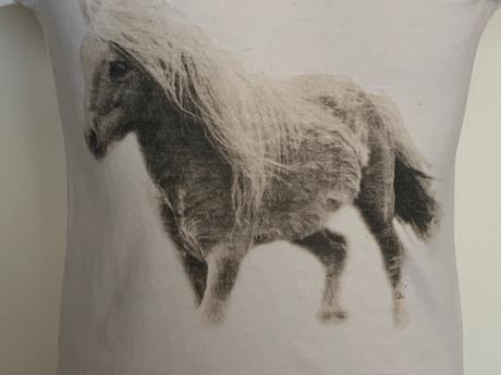 Adams biele tričko s koňom, adams,122