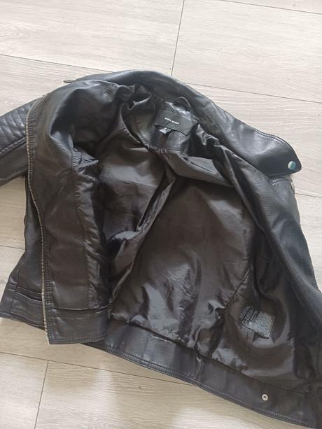 Kožená "motorkárska" bunda m, vero moda,m
