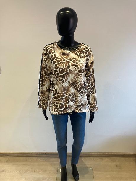 Dámska vzorovaná mikina (uni), l / m / s / xl