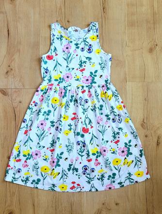 Nenosené šaty z biobavlny, h&m,134