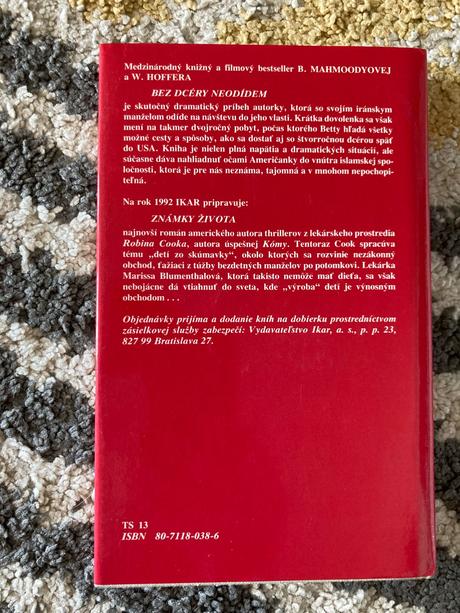 Bez dcéry neodídem-prvé vyd.1991, 