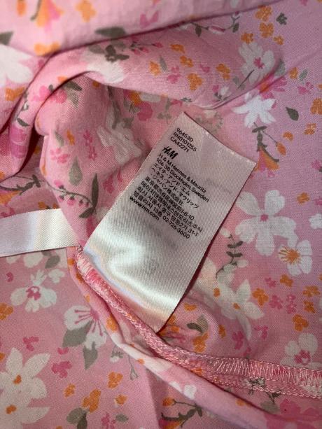 Kvietkované letné šaty, h&m,116