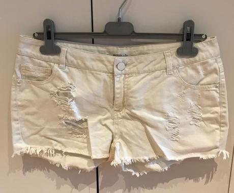 Biele šortky, vero moda,38