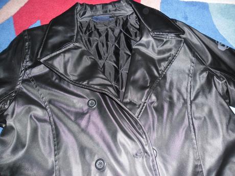 Zateplený koženkový kabát, m