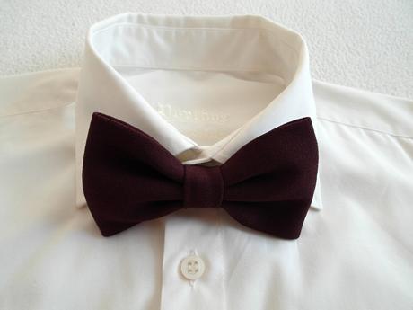 Motýlik čierny+bordový, 