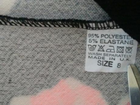 Dámske čierne jegginsy s farebným vzorom, silk, s