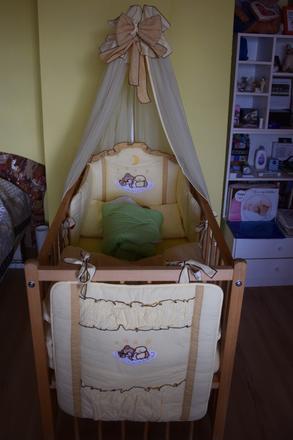 Súprava do postieľky plus baldachýn, šírka (cm): 90,dĺžka (cm): 120