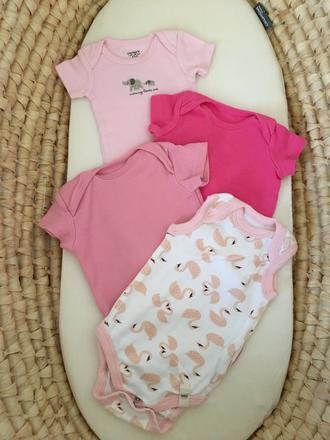 5x body s krátkym rukávom, carter's,56