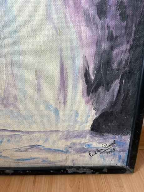 Maľovaný obraz čučka pavol 1995, 