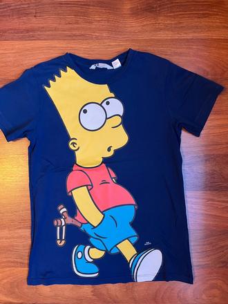 Tričko bart simpson, h&m,152