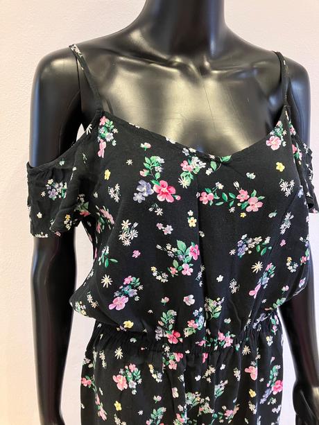 Dámsky letný overal kvetovaný (l), l