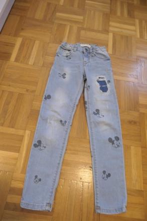 Zara mickey dievcenske super skinny 7/8, zara,122