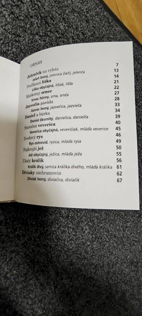 Predám knižku za zvieratkami do lesa, 