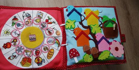 Šitá kniha quiet book,