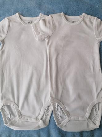 Biele basic body, h&m,92