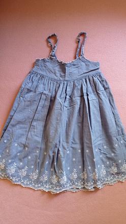 Riflové šaty, h&m,122