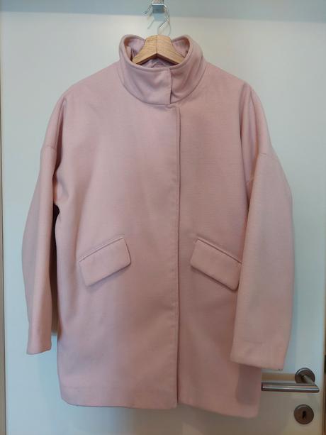 Bledoruzovy kabat zn. promod, vel. s, promod,s