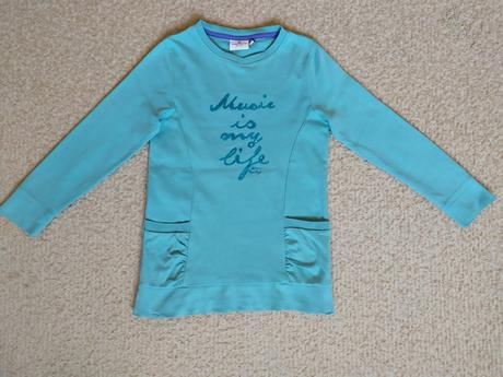 Predĺžené tričko/ mikina dlhý rukáv veľ. 116-122, tom tailor,116