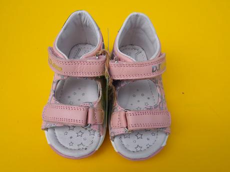 Detské kožené sandálky d.d.step g064-314d pink, d.d.step,27 / 29 / 31